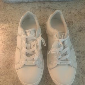 UGG White Leather Sneakers
